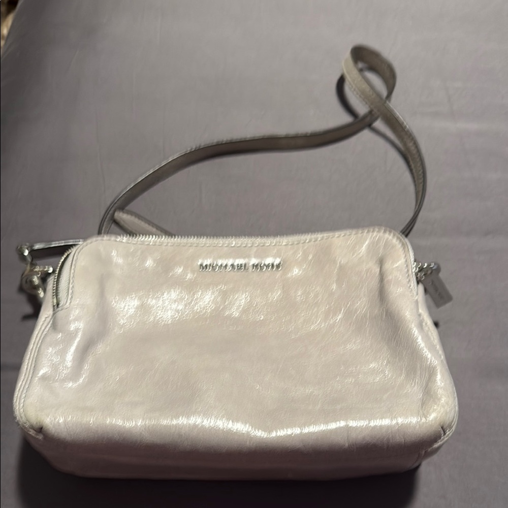 Michael Kors Silver Crossbody Bag
